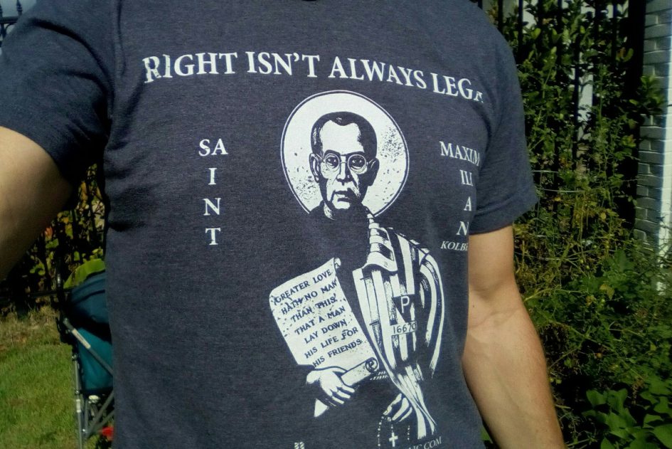 be a saint t shirt