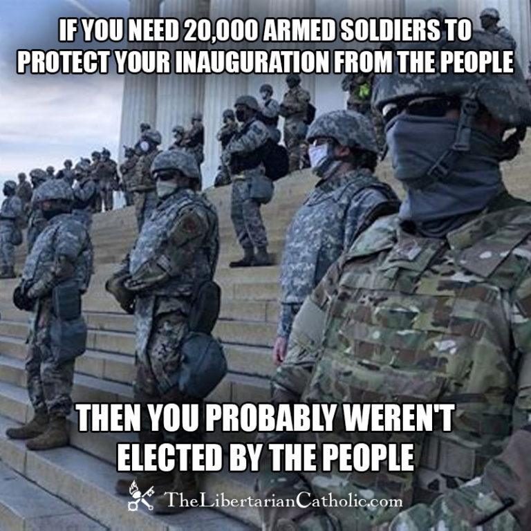 If You Need an Army to Protect Your Inauguration From the People, You ...